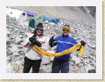 15April05 - EverestTrek 170 * Lizzy we couldn't ask Everest Base Camp to put the scarf on so we just took Matilda up there with us to enjoy the view. * 2048 x 1536 * (708KB)